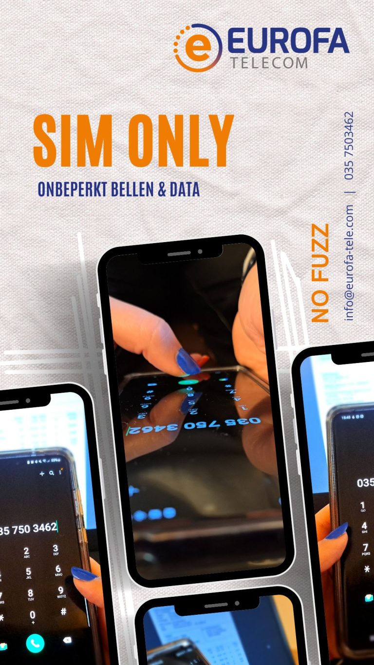 Sim Only van Eurofa Telecom - beste zakelijke mobiele telefonie